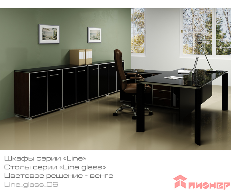 Мебель для руководителя - кабинет «Line glass»