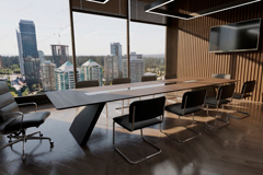 Конференц стол премиум качество, дизайн и изготовление от производителя в Москве