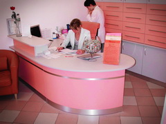 Рецепция в медицинский центр