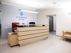 Стойка администратора для банка «София»
