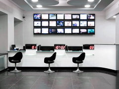 Стойка обсулживания посетителей для НТВ