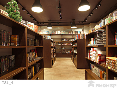 Торговая мебель для книжного магазина