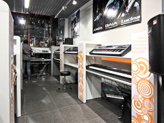Оборудование музыкального магазина «Роланд»