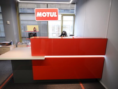 ресепшен для автосалона «Motul» 