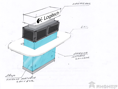 Эскизный проект для Logitech